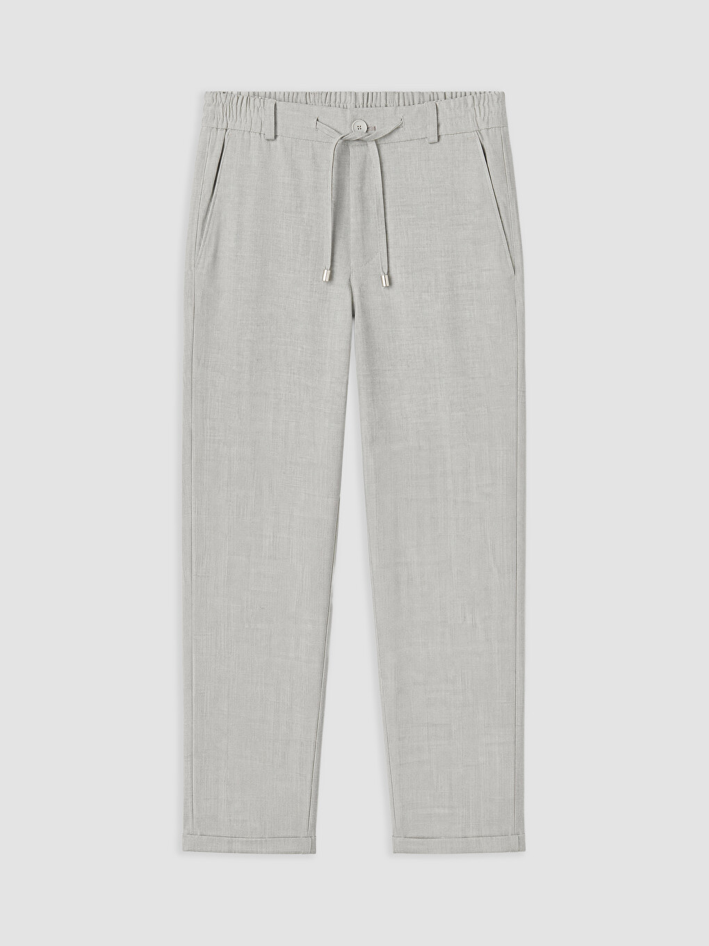 Gri Slim Fit Erkek Pantolon-4