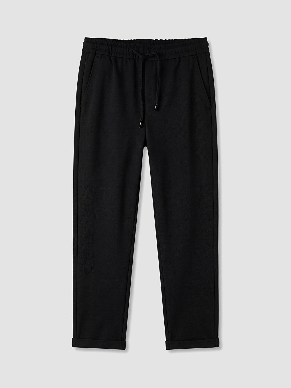 Siyah Regular Fit Erkek Pantolon-4