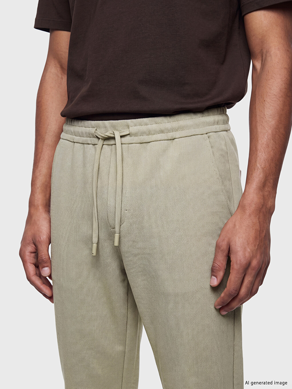 Bej Regular Fit Erkek Pantolon-2