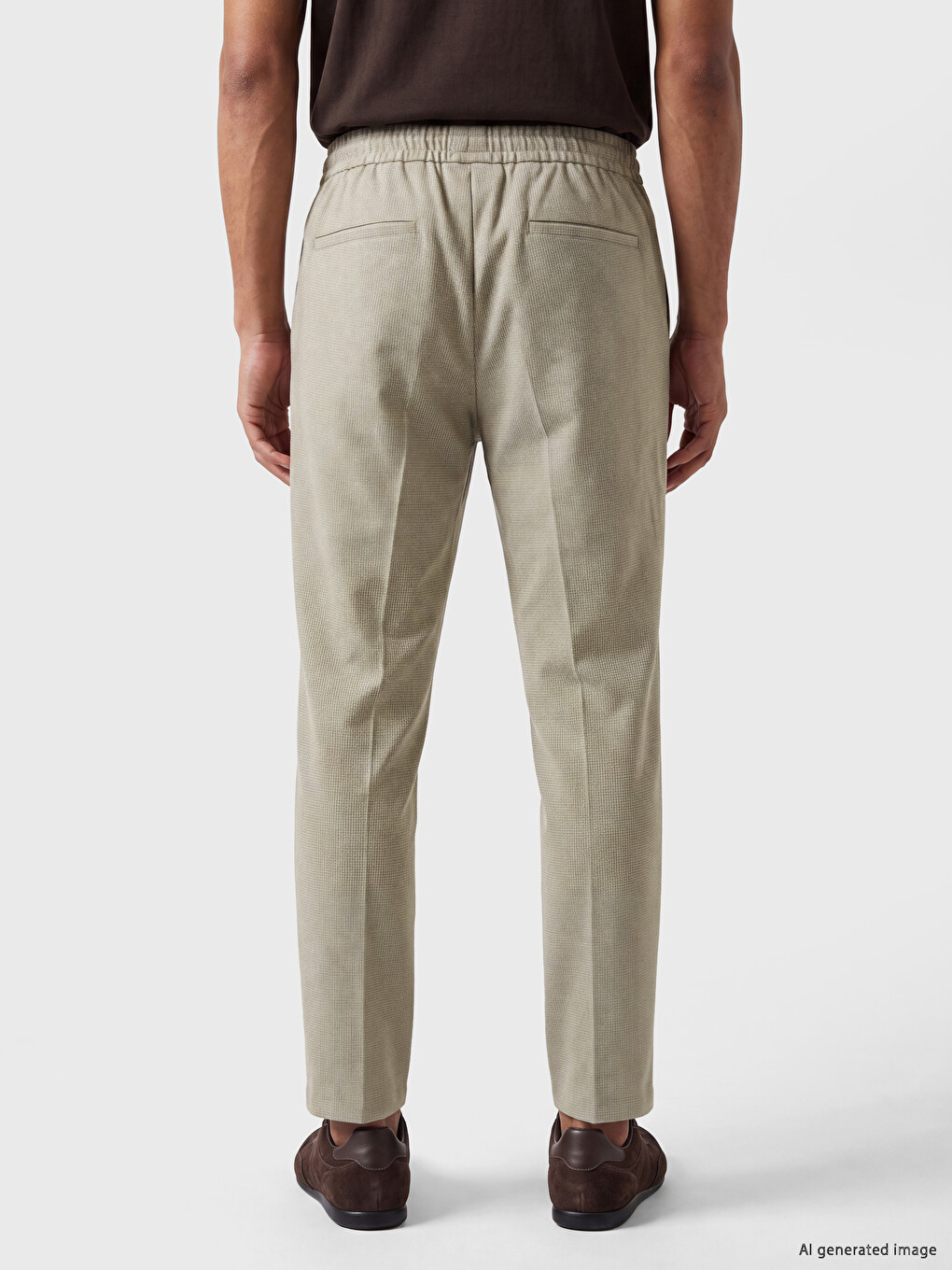 Bej Regular Fit Erkek Pantolon-3