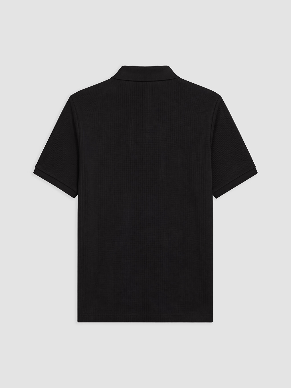 Siyah Polo Yaka Erkek Tişört-1