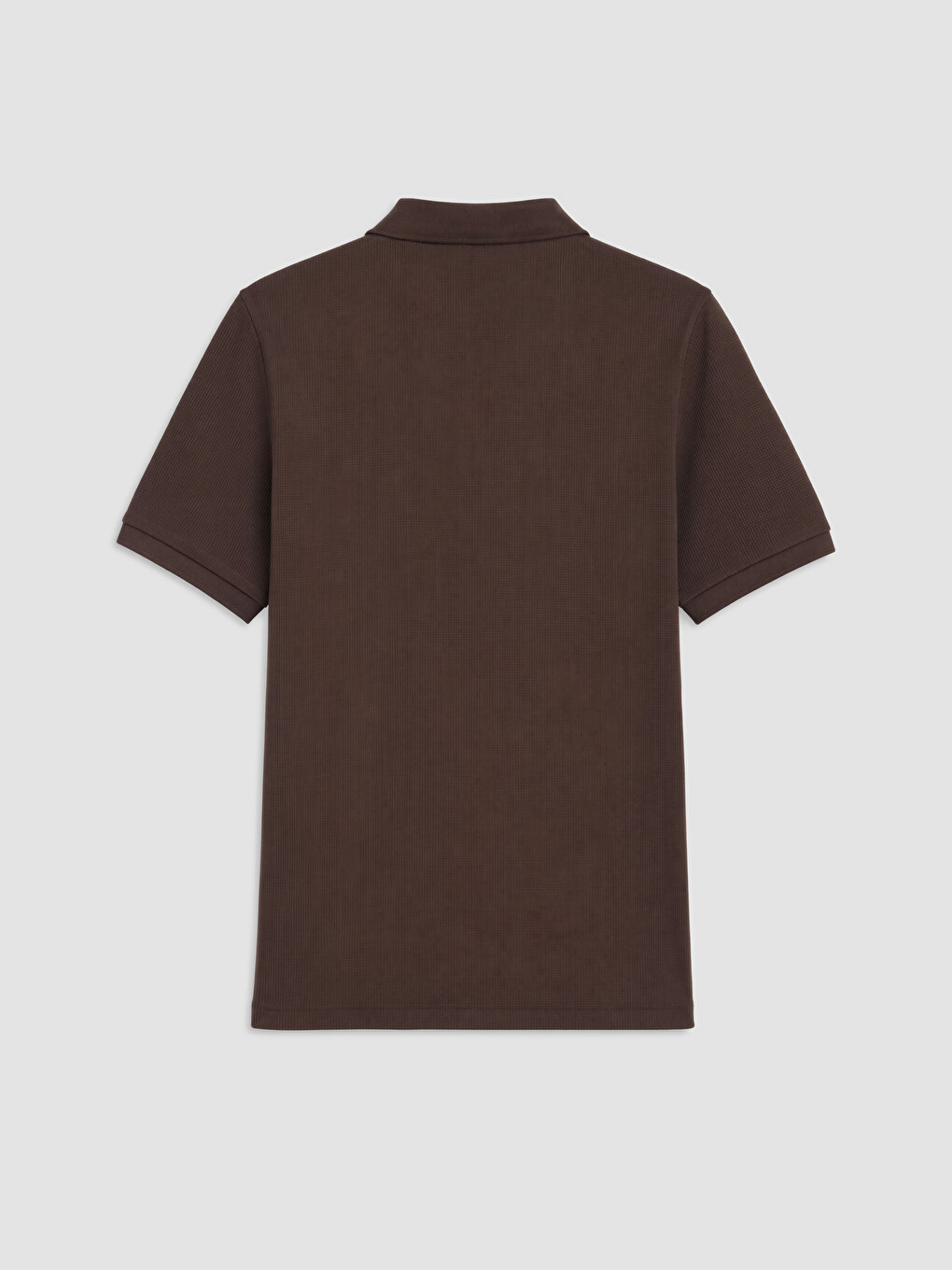 Kahverengi Polo Yaka Erkek Tişört-1