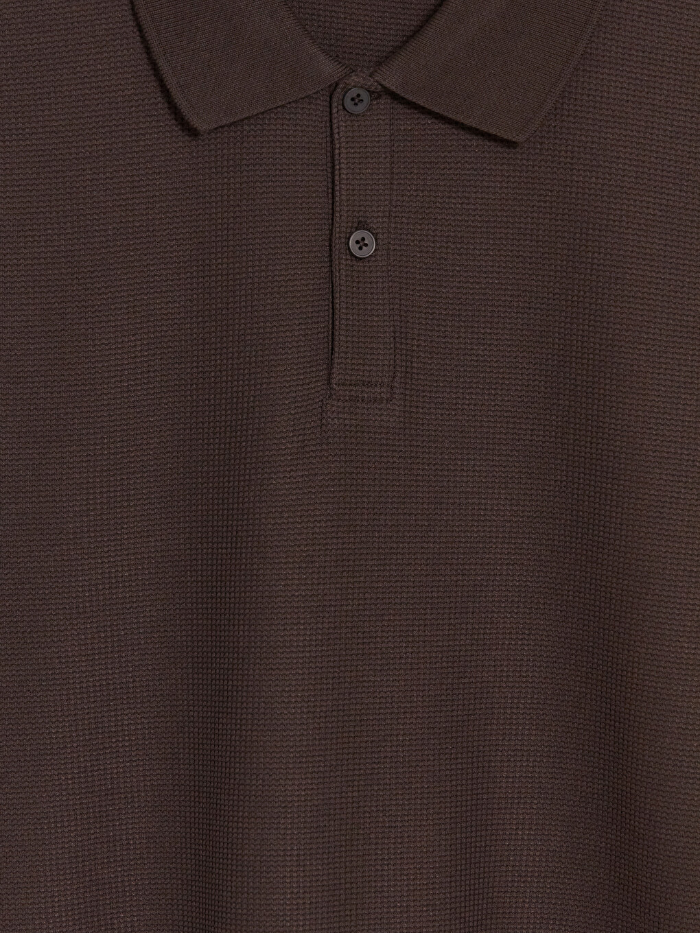 Kahverengi Polo Yaka Erkek Tişört-2