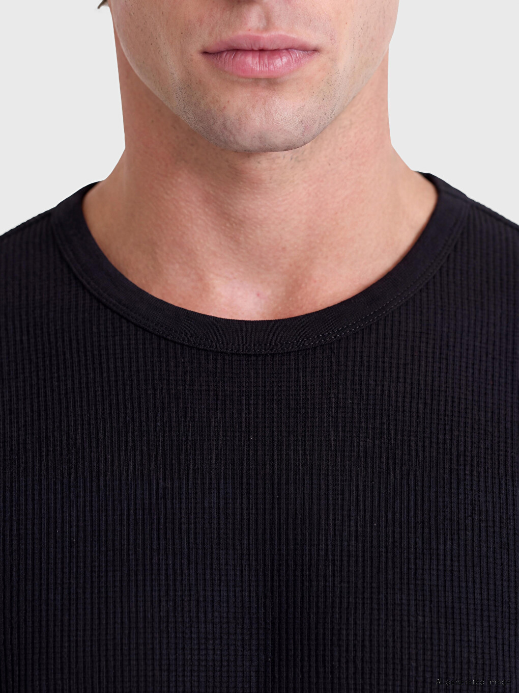 T-shirt Me Jakë Të Rrumbullakët Për Burra-2