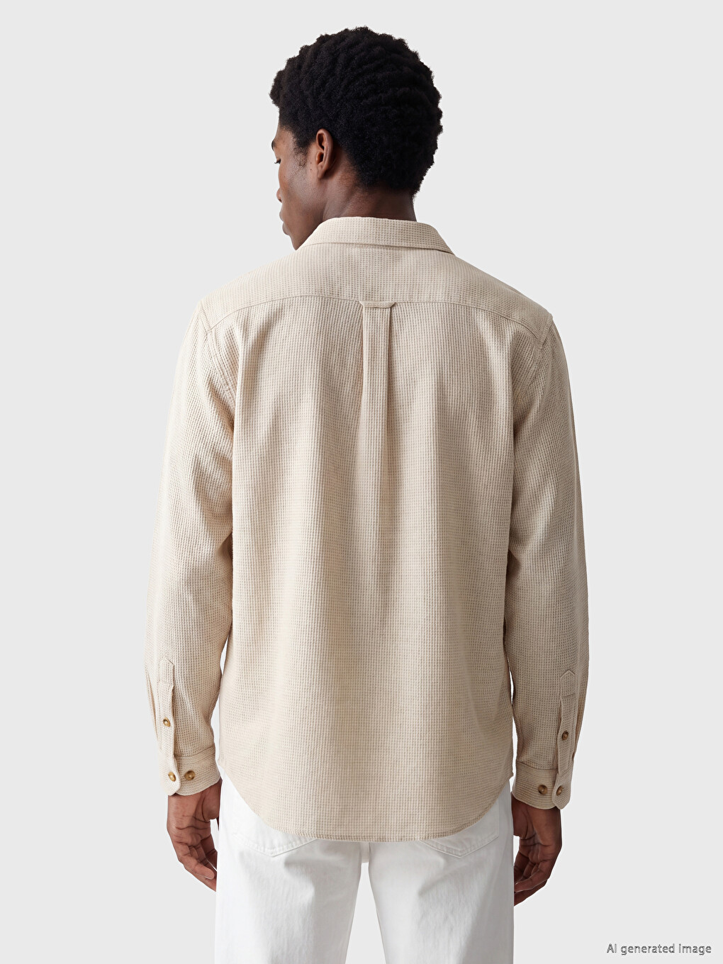 Regular Fit Textured Men's Shirt-3