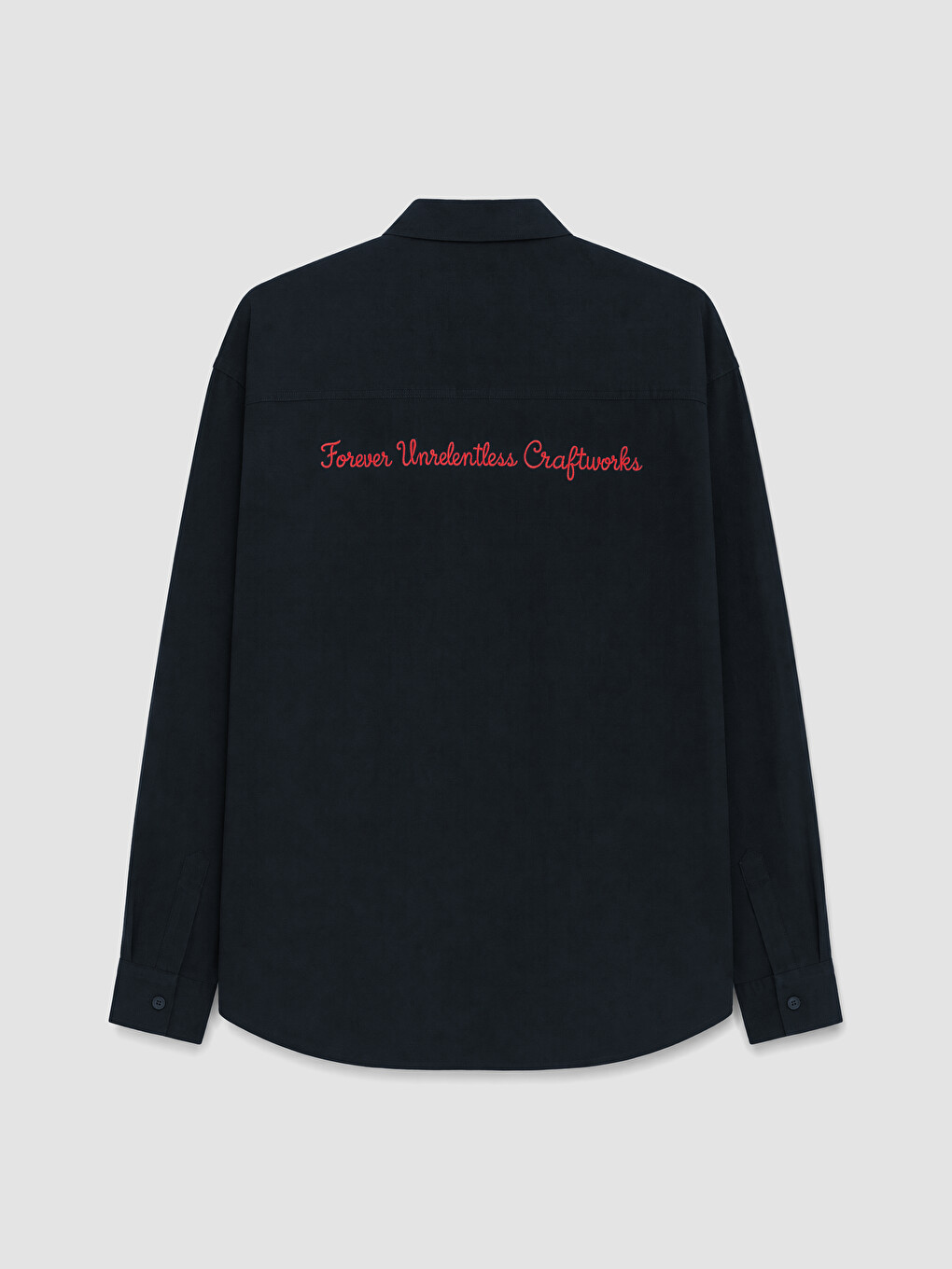 Siyah Regular Fit Erkek Gömlek-2