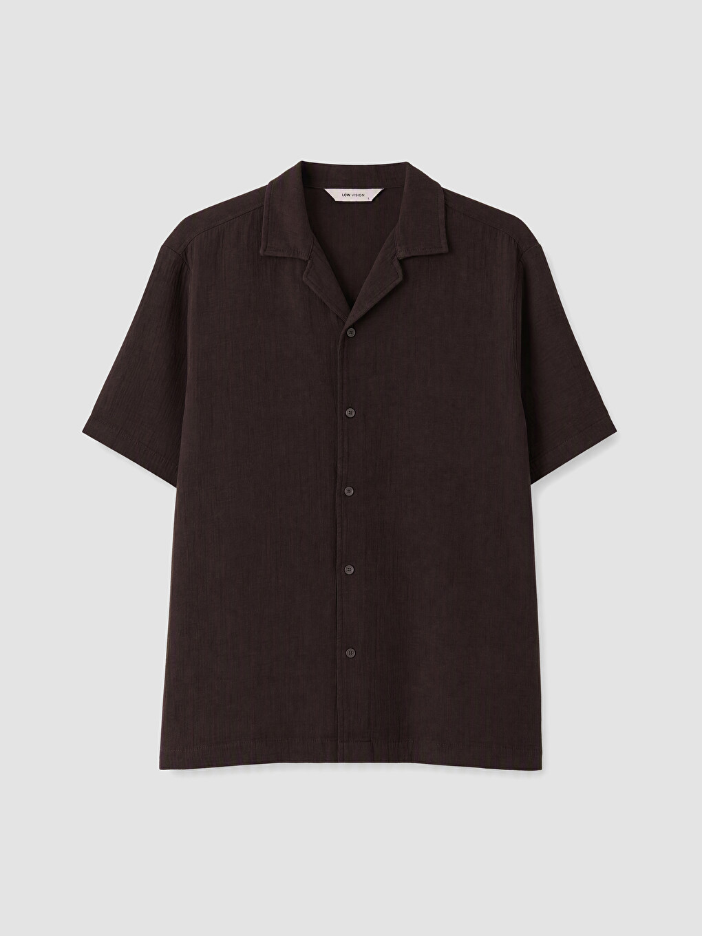 Standard Fit Men's Textured Shirt-4