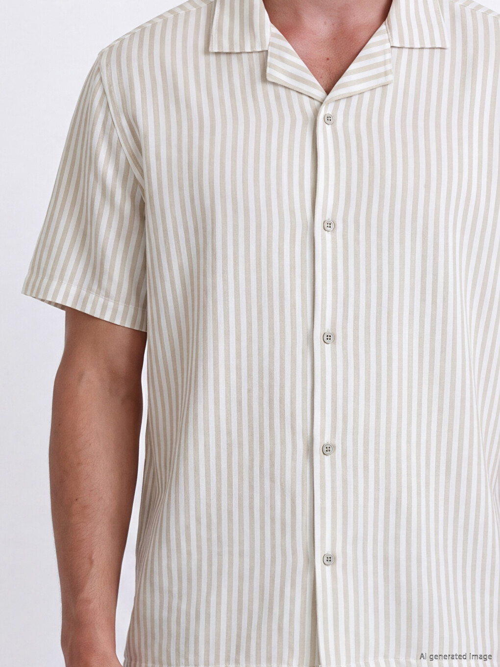 Standard Fit Striped Men's Shirt-2