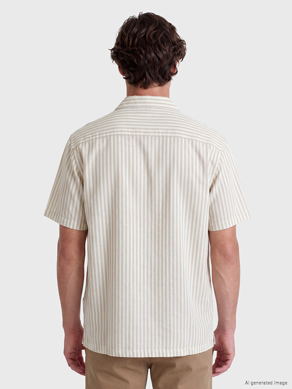 Standard Fit Striped Men's Shirt-3