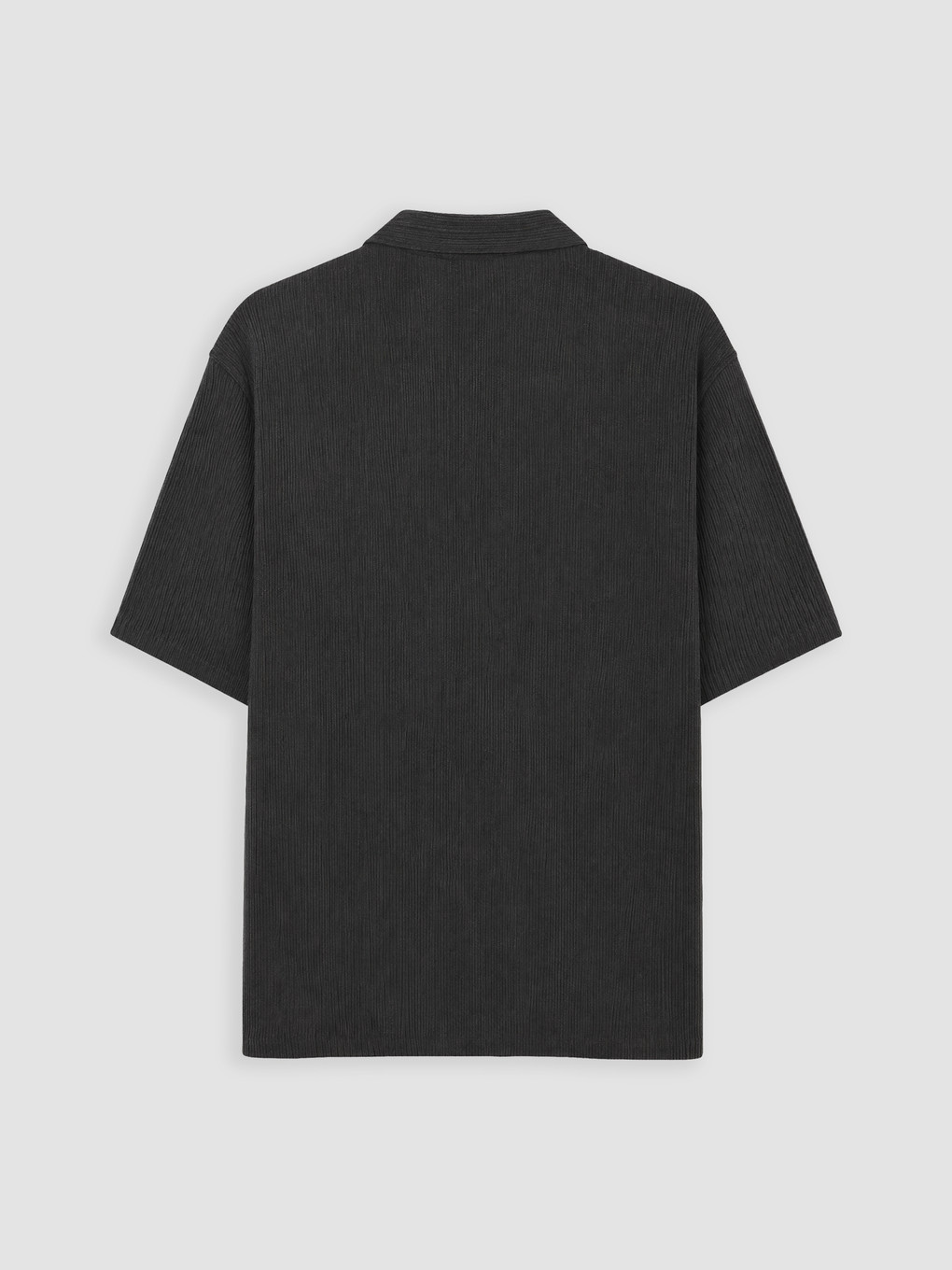 Regular Fit Resort Collar Dobby Men's Shirt-6