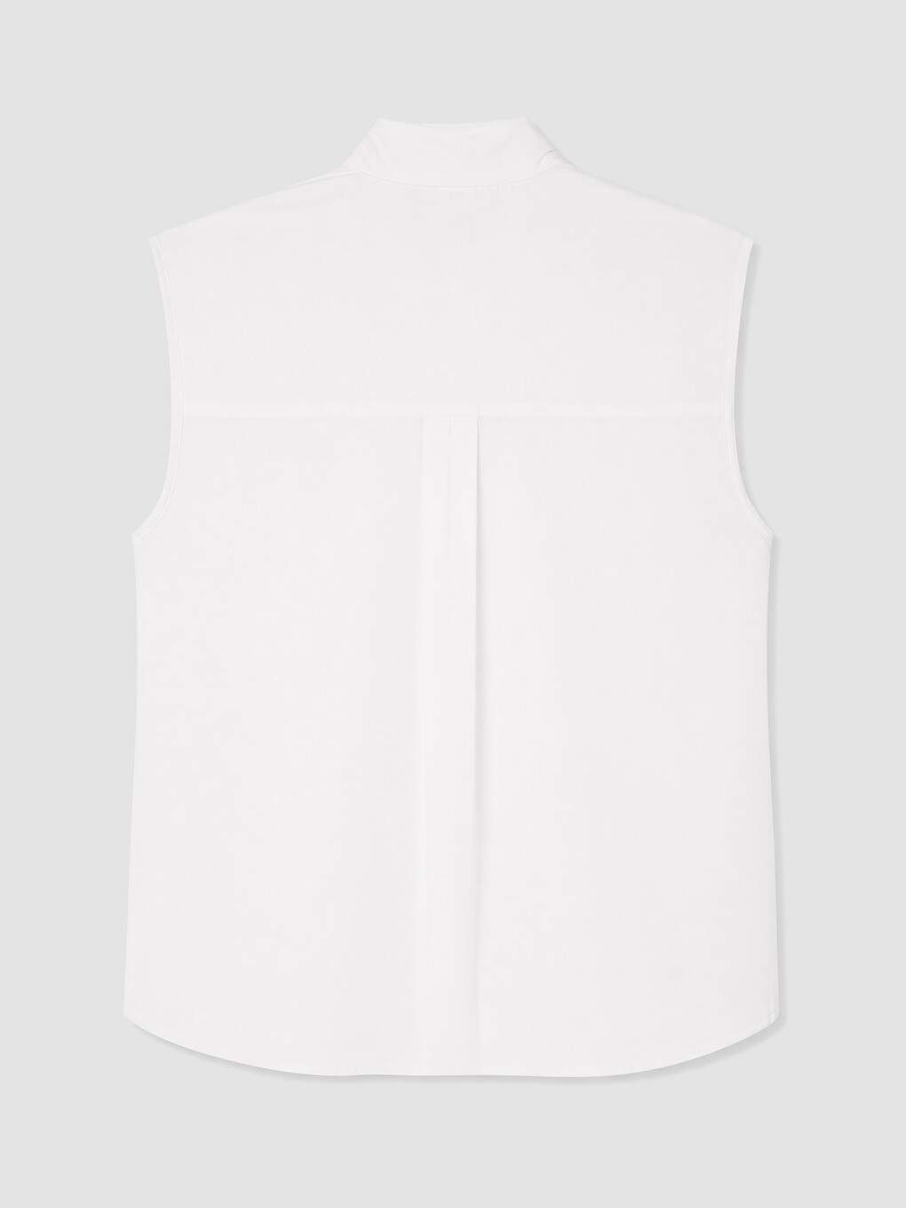 Beyaz Fular Yaka Oversize Kadın Gömlek-7