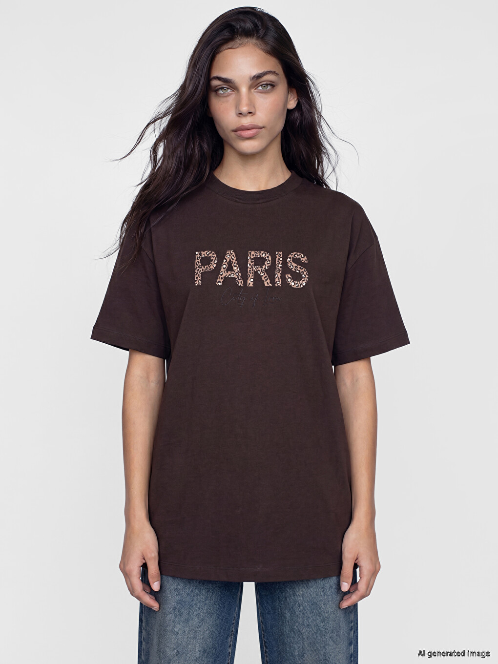 Paris Printed 100% Cotton Women's T-shirt