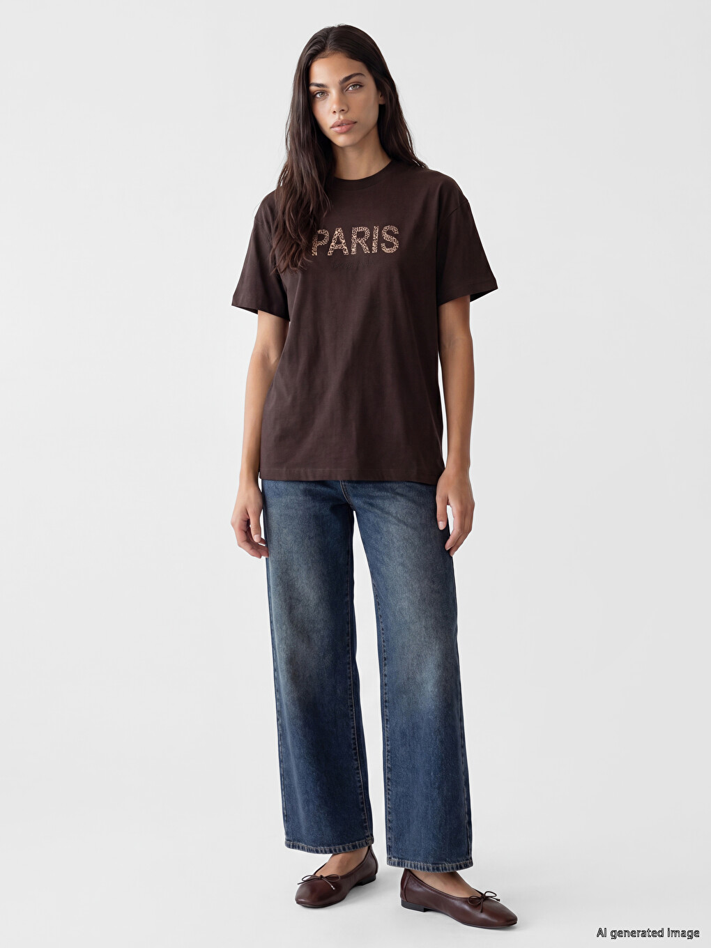 Paris Printed 100% Cotton Women's T-shirt-1