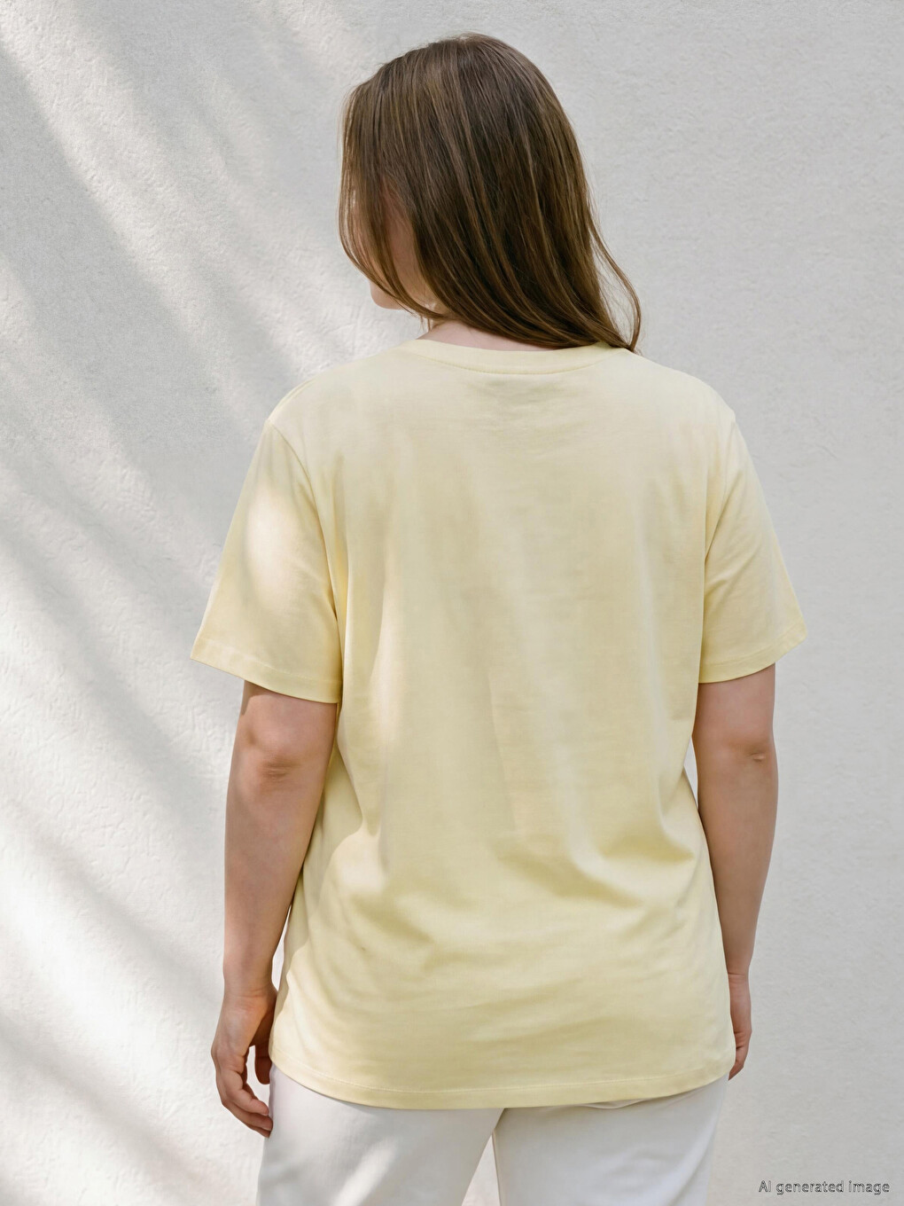 Plus Size 100% Cotton Women's T-shirt-3