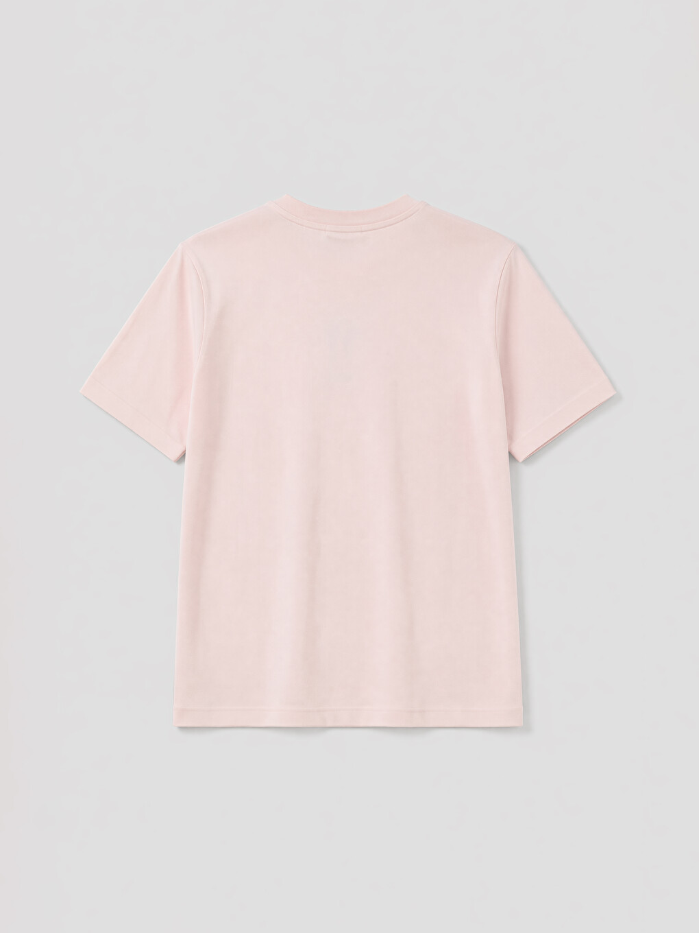 Pembe Baskılı %100 Pamuklu Kadın Tişört-5