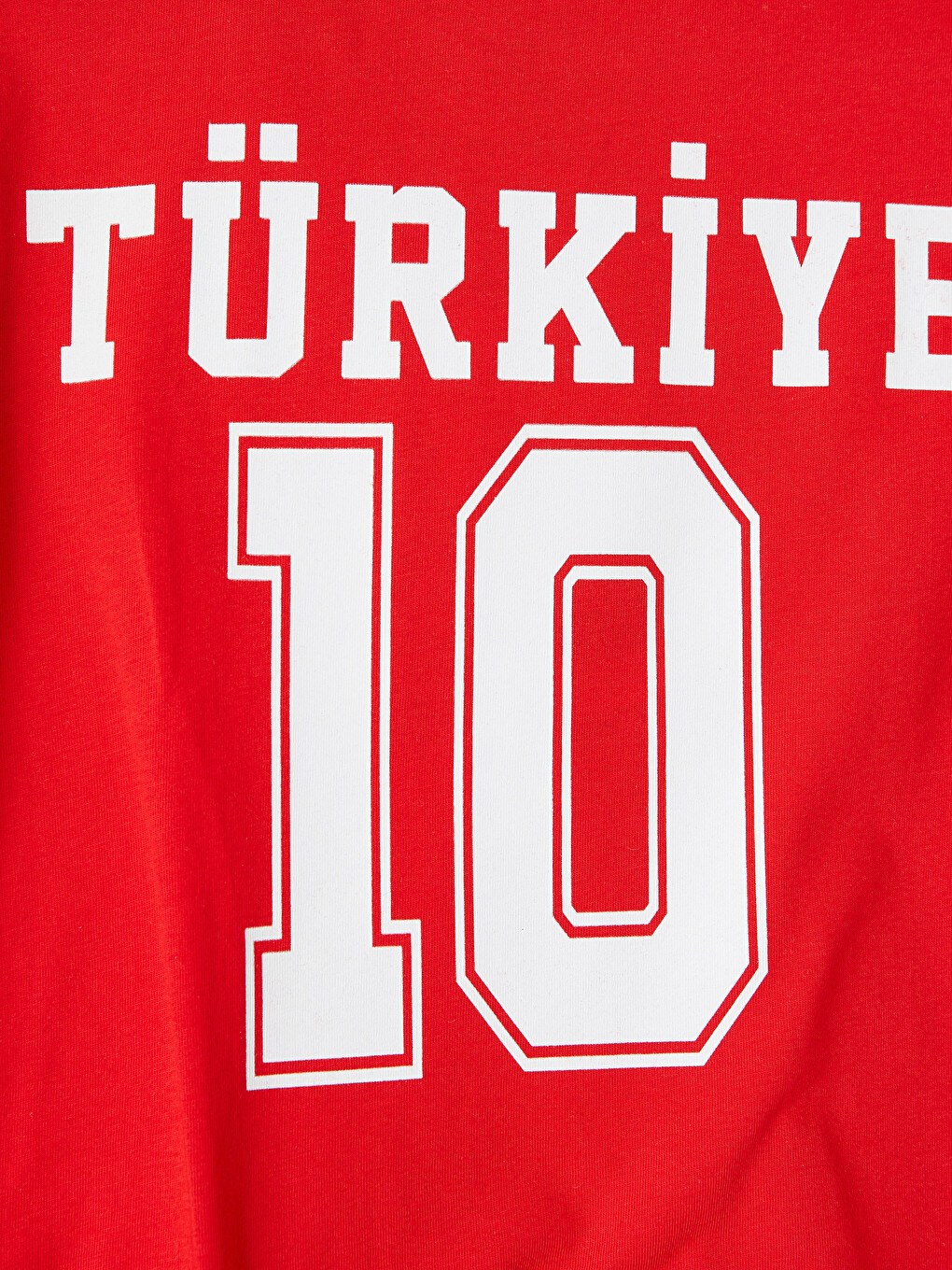 Kırmızı Türkiye Baskılı Erkek Çocuk Tişört-3