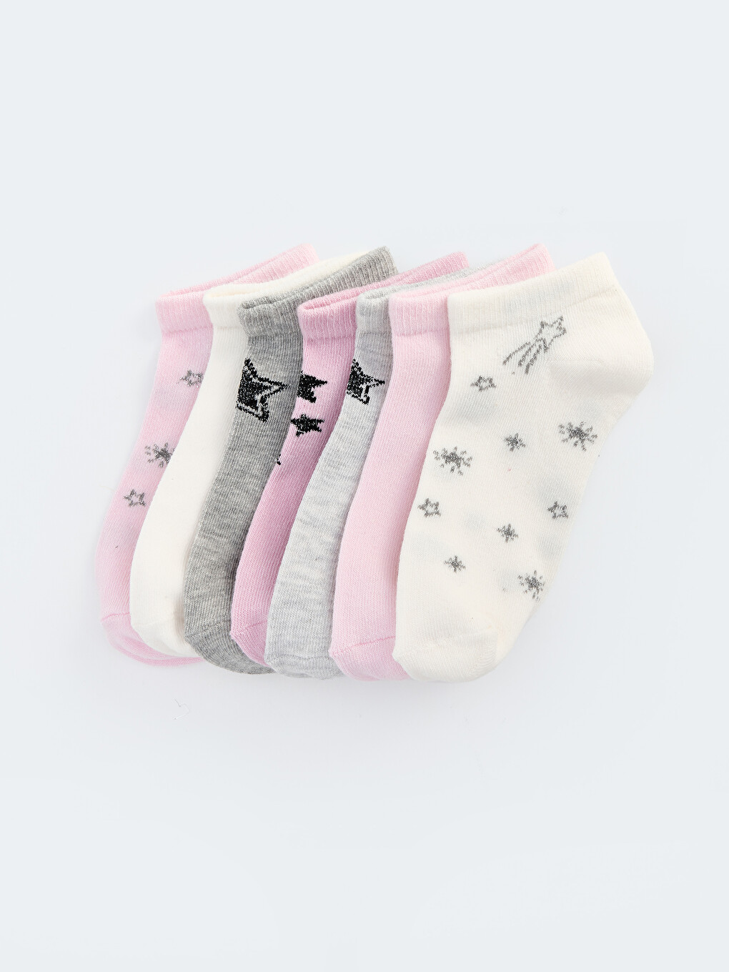 Girl Ecru Trainer Socks