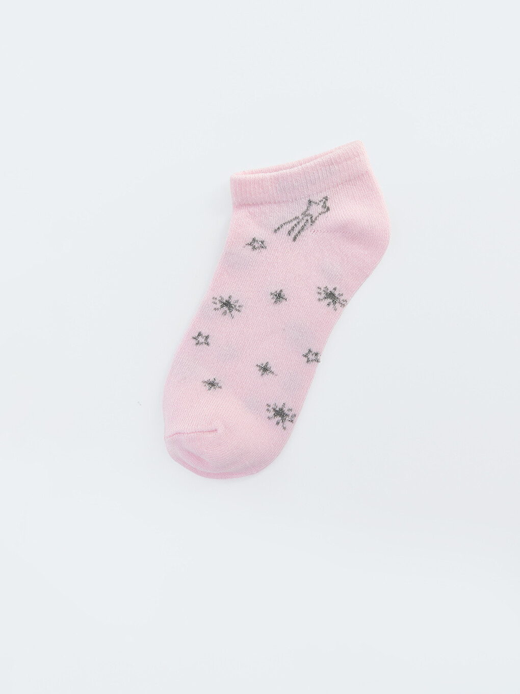 Girl Ecru Trainer Socks-4