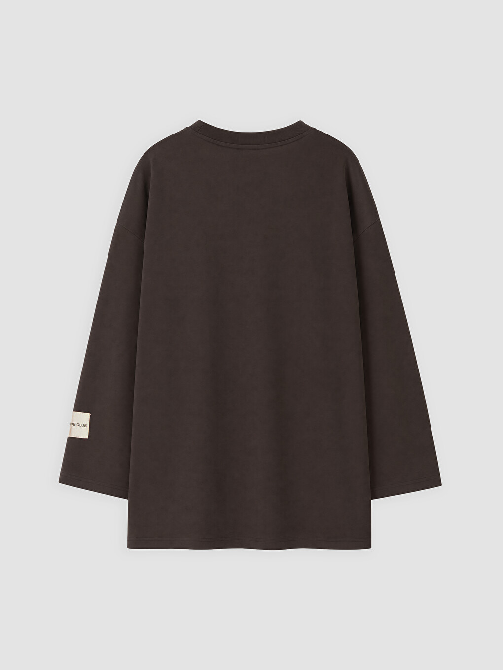 Kahverengi Bisiklet Yaka Kadın Sweatshirt Tunik-5
