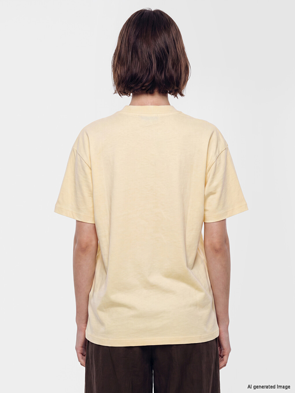 T-shirt 100% Pambuk E Qëndisur Për Gra-3