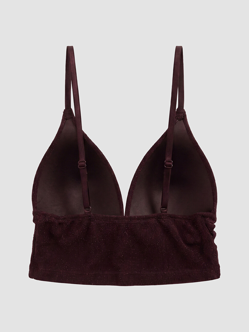 Kahverengi Balensiz Dolgusuz Simli Bralet-1
