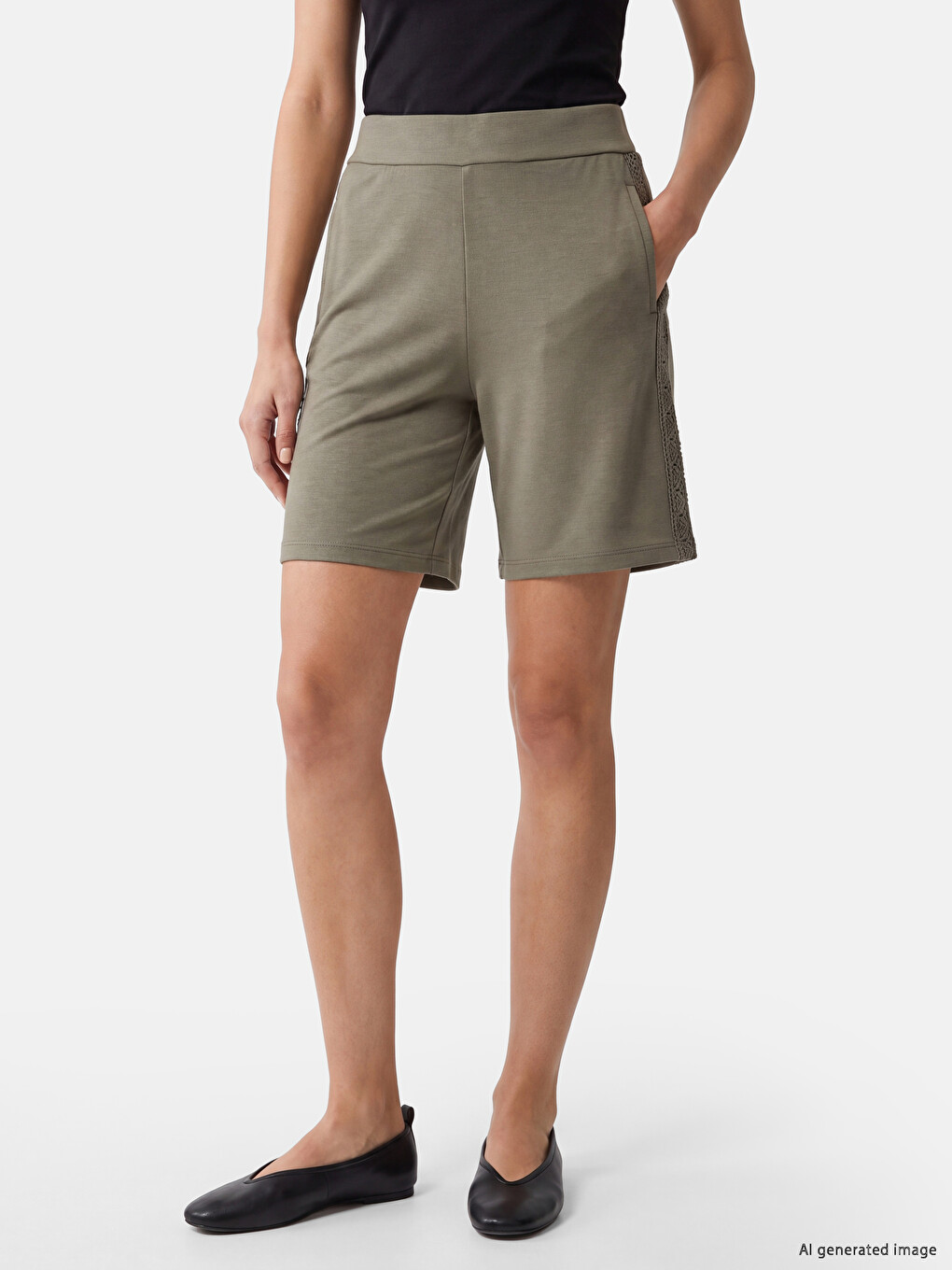 Soft Touch Lace Women's Shorts-1
