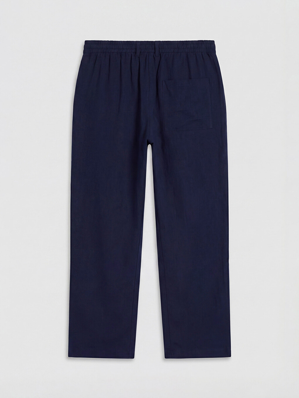 Lacivert Relax Fit Erkek Pantolon-4