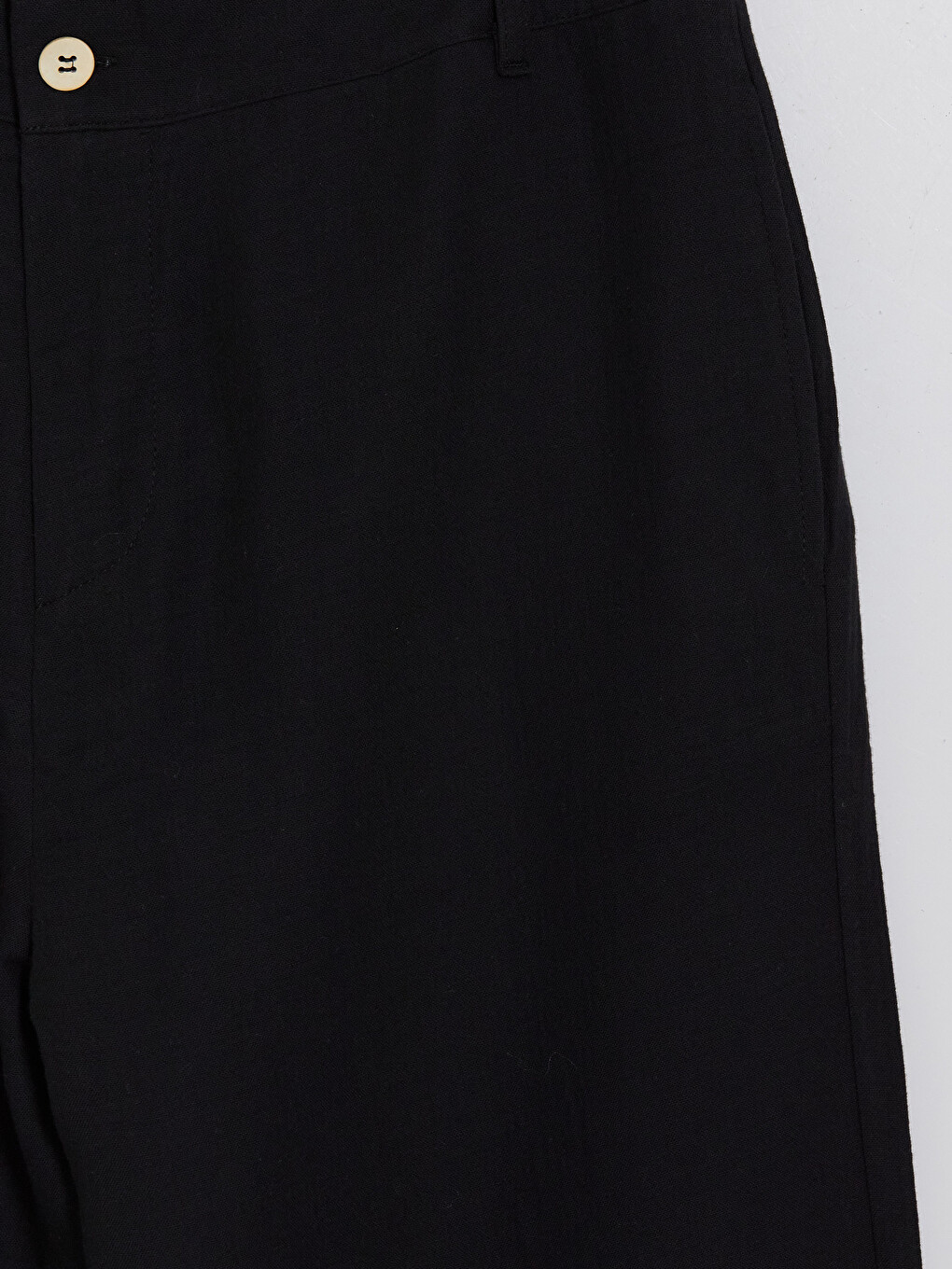 Siyah Relax Fit Erkek Pantolon-5