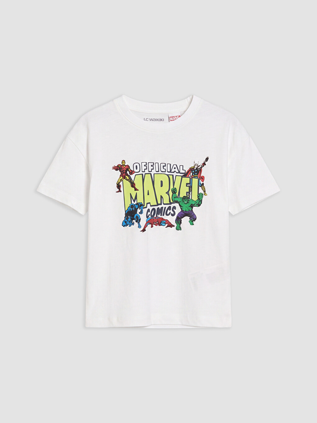Set Pizhamash Të Shkurtra Me Print Marvel Për Djem-1