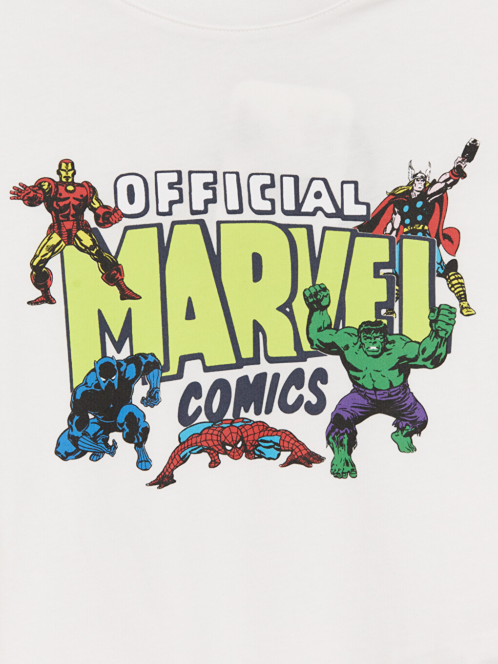 Set Pizhamash Të Shkurtra Me Print Marvel Për Djem-5