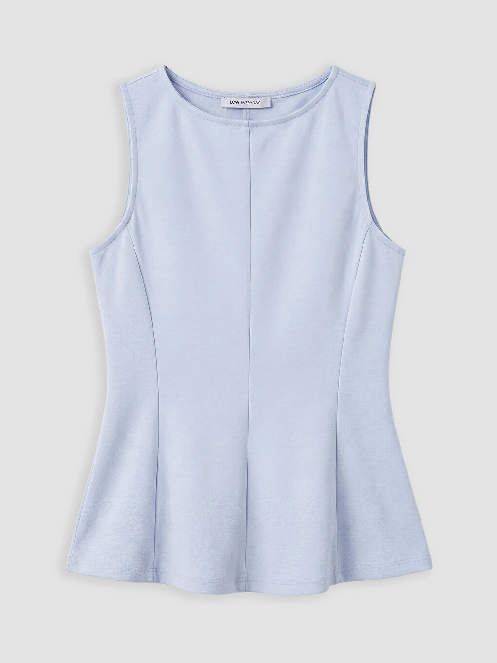Mavi Bisiklet Yaka Peplum Bluz