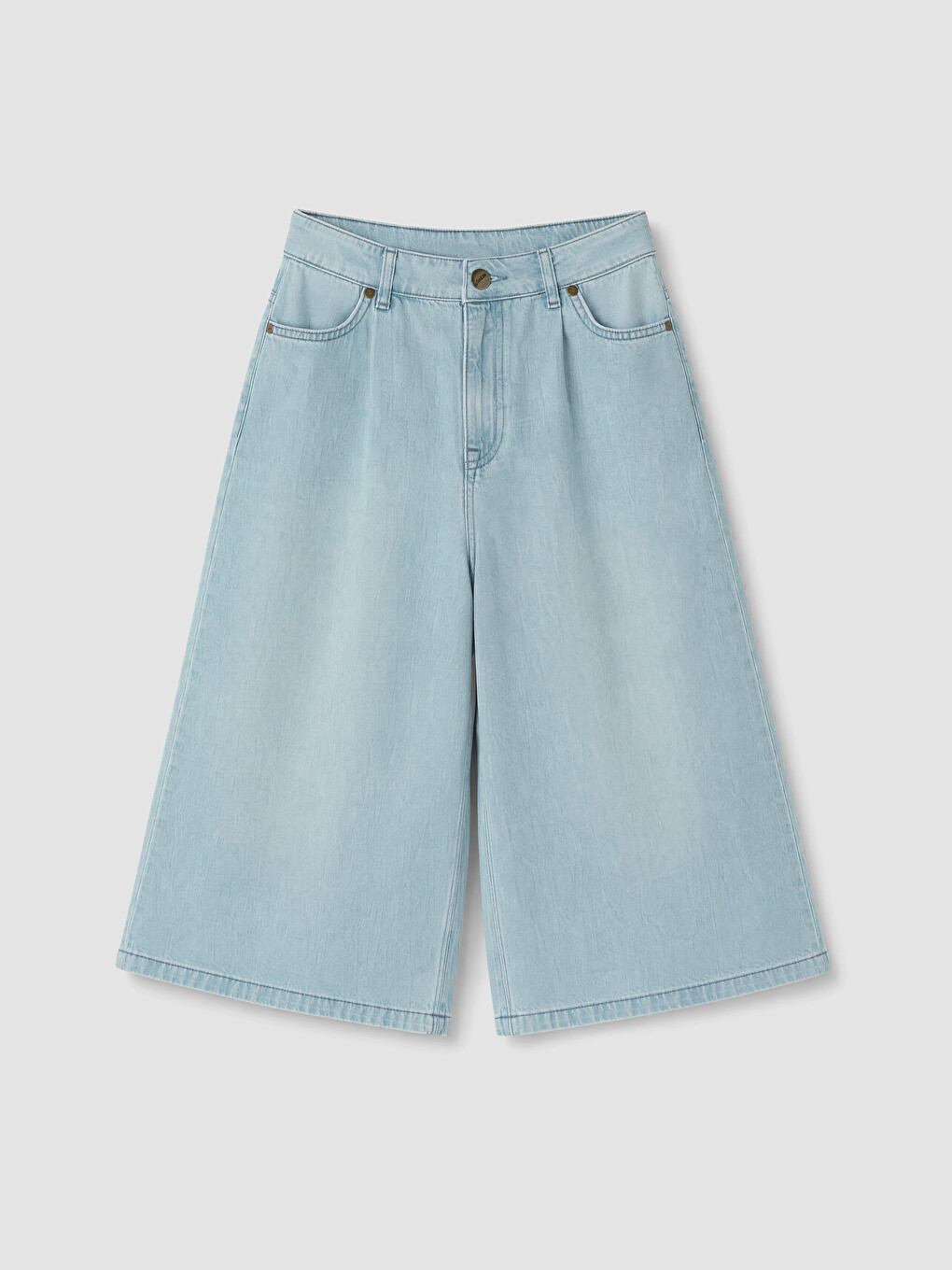 Mavi Bermuda Fit Kadın Jean Şortolon