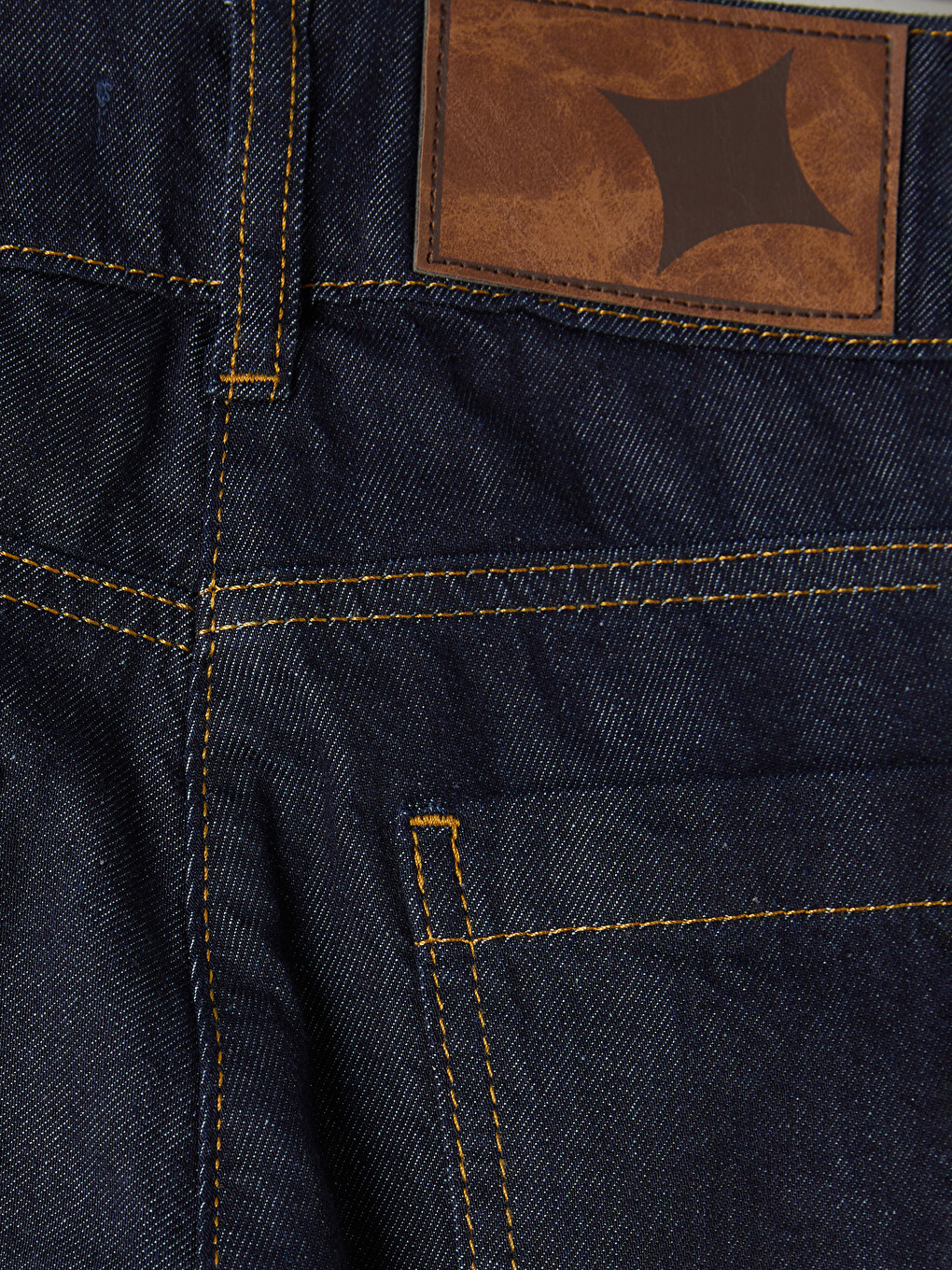 Lacivert Bermuda Fit Kadın Jean Şortolon-1