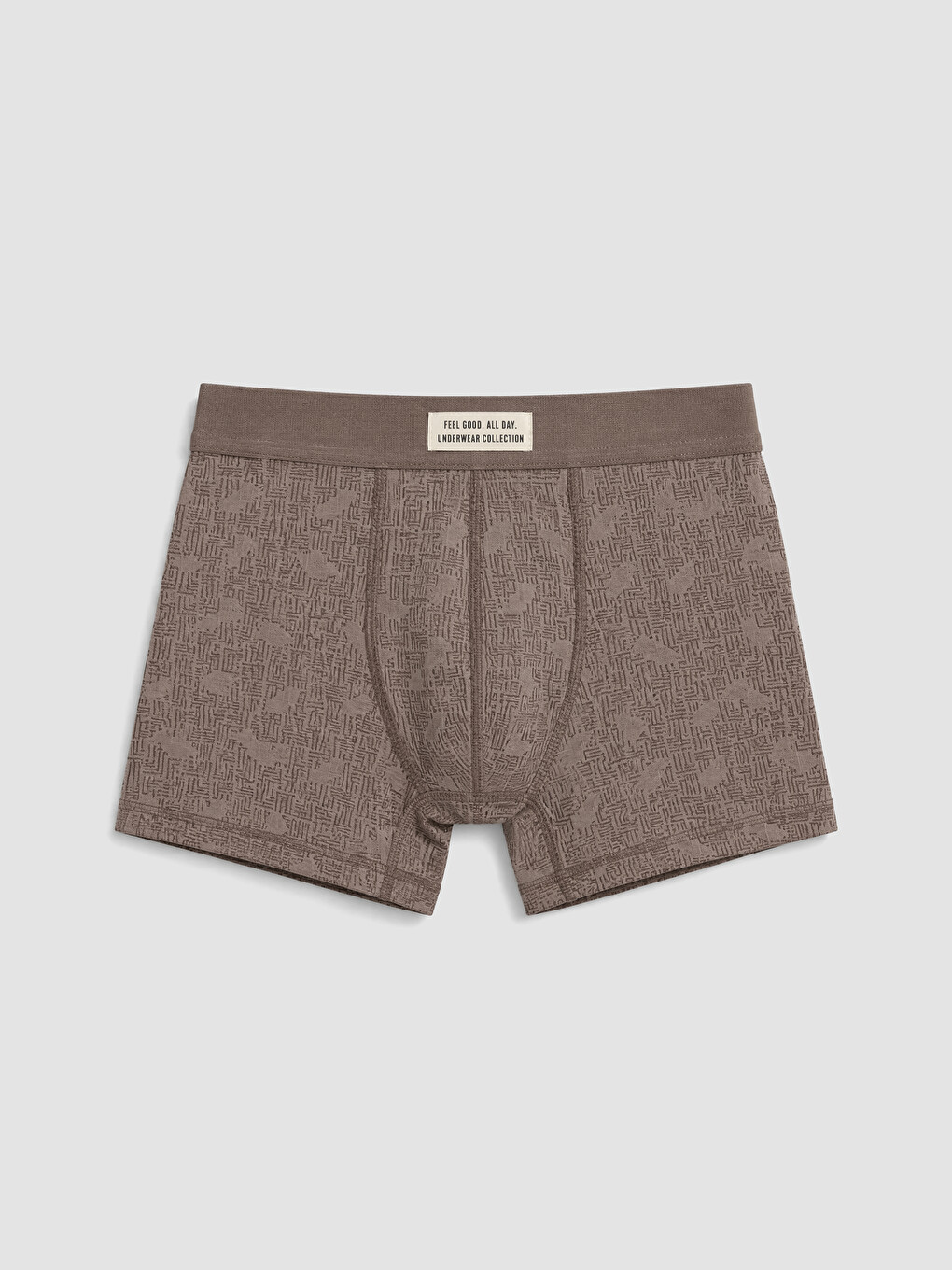 Bej Regular Fit Erkek 3'lü Boxer-1