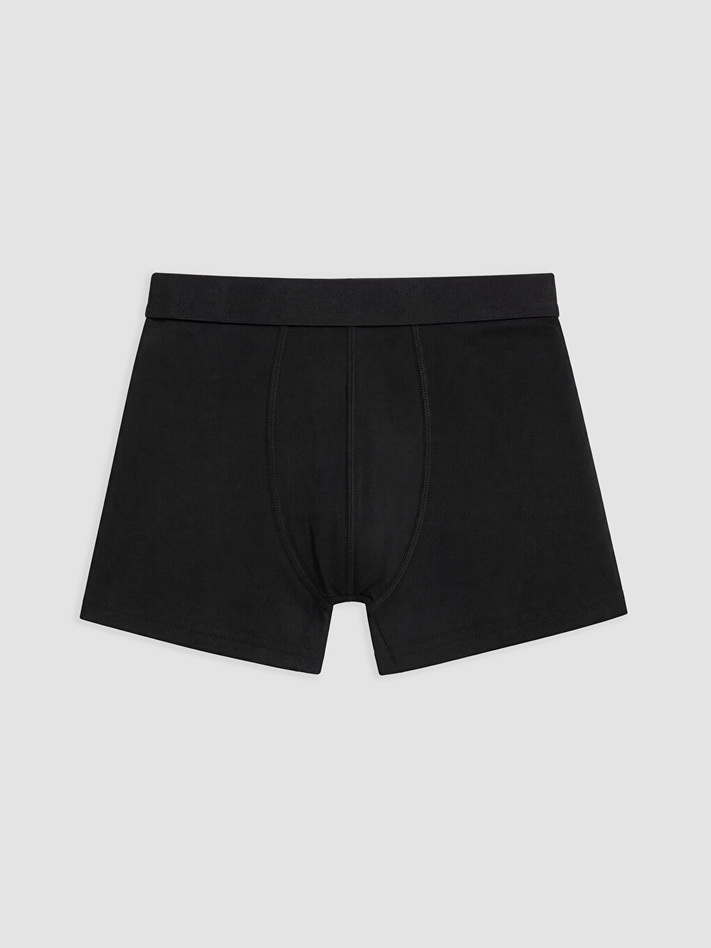 Gri Pamuklu Esnek Erkek Boxer 5'li Paket-2