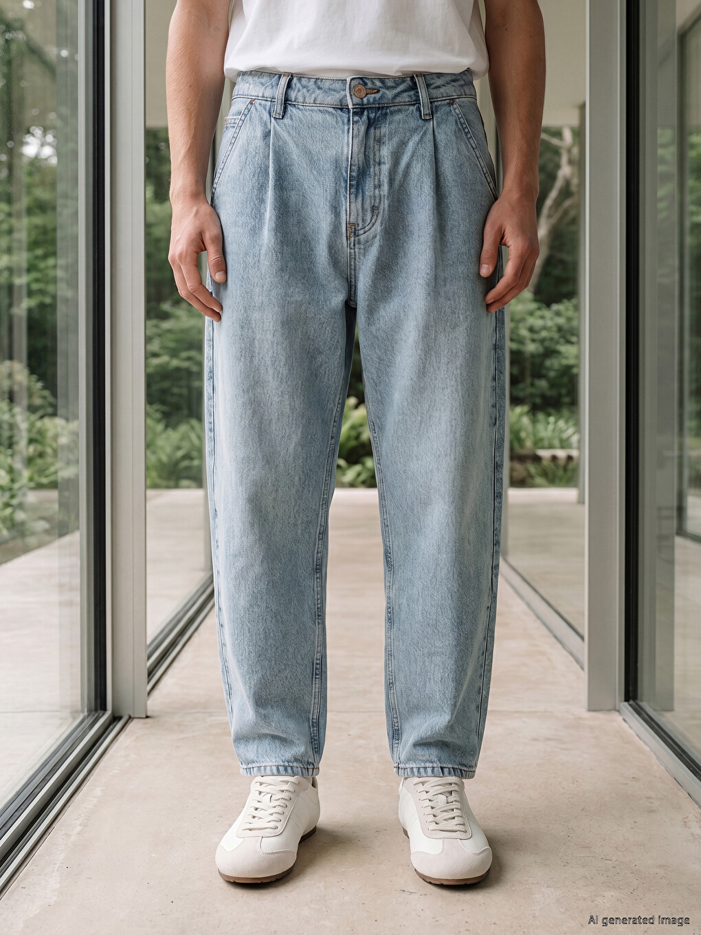 Mavi Loose Fit Erkek Jean Pantolon-1