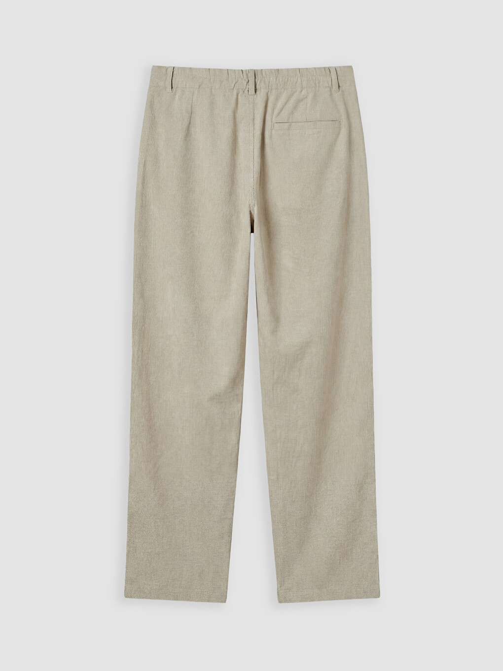 Bej Regular Fit Pileli Erkek Pantolon-3