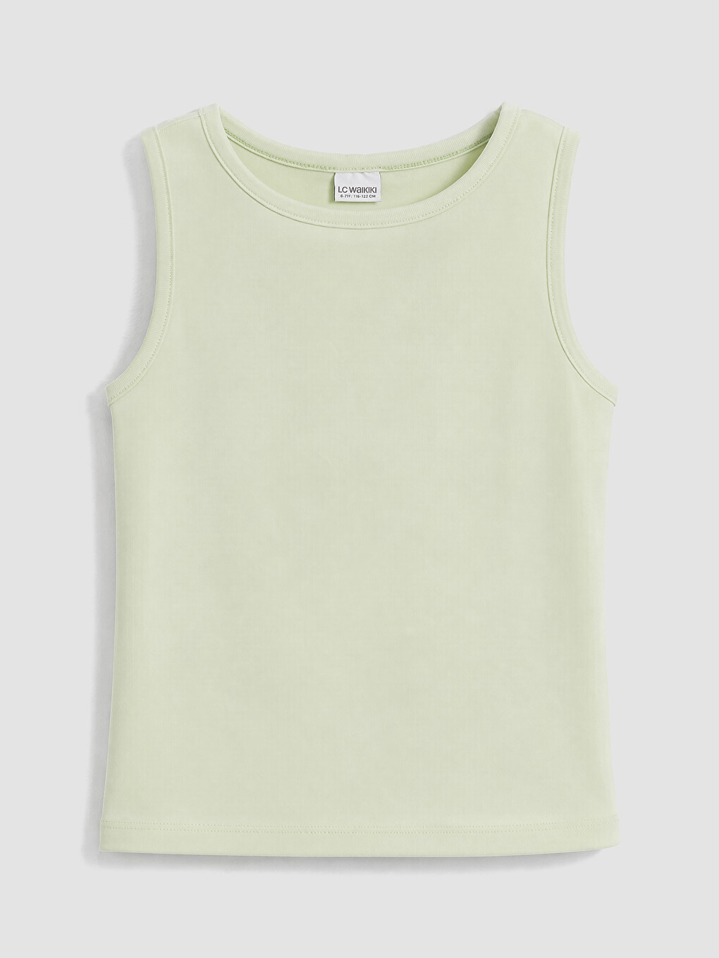 Crew Neck Girls' Tank Top