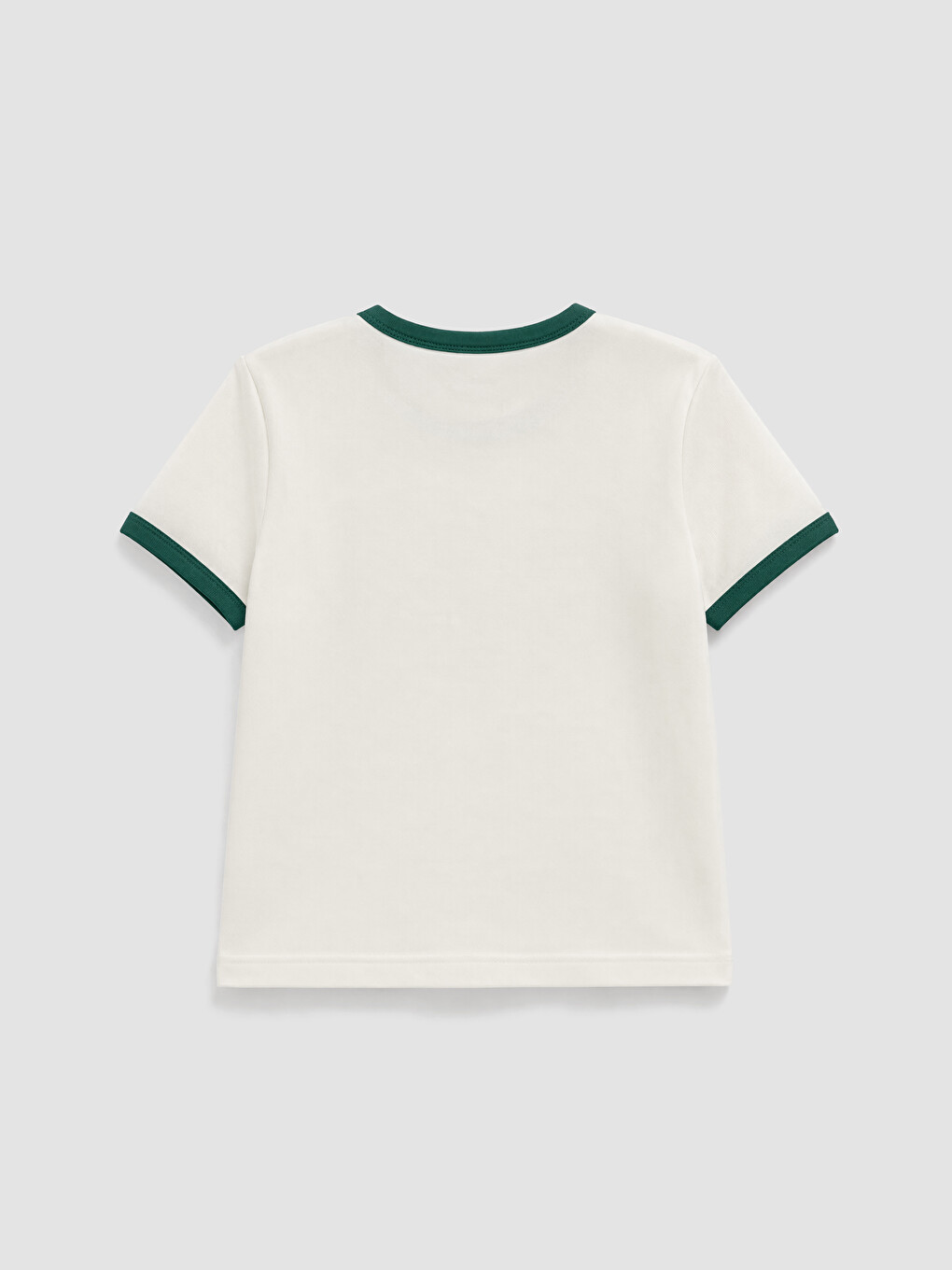Ekru Bisiklet Yaka Baskılı Erkek Çocuk Şortlu Pijama Takımı-4