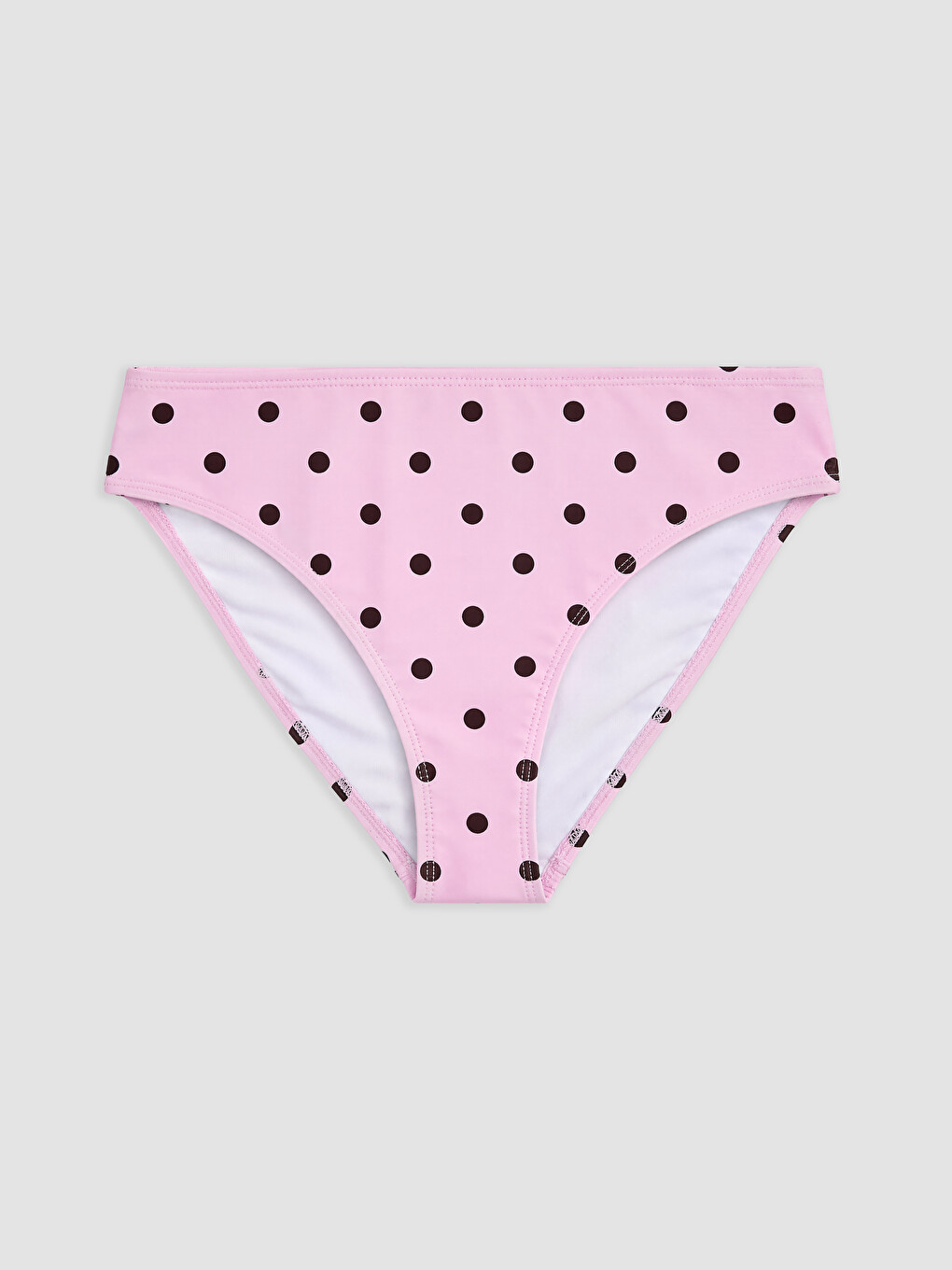 Polka Dot Girls' Ruffled Bikini-3