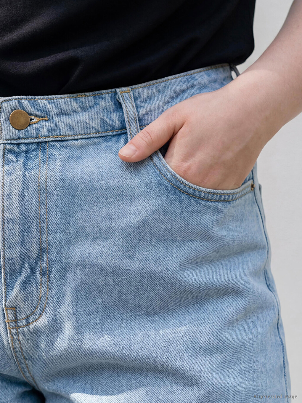 Short En Jean Pour Femme Grande Taille-2