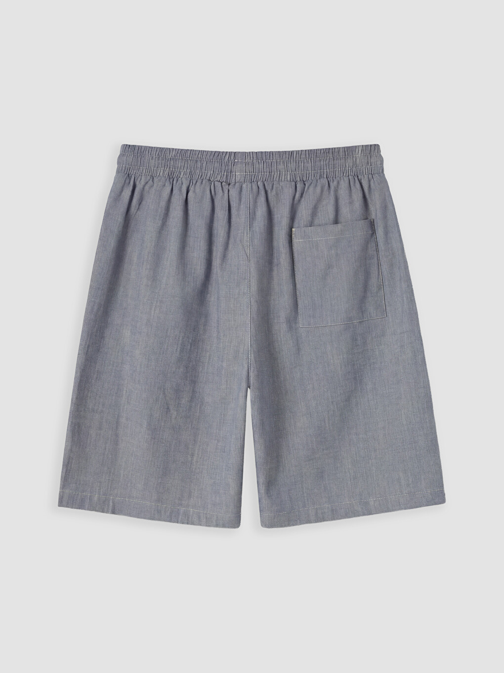 Gri Regular Fit Erkek Şort-1