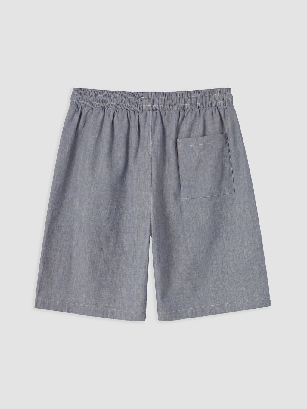 Gri Regular Fit Erkek Şort-4