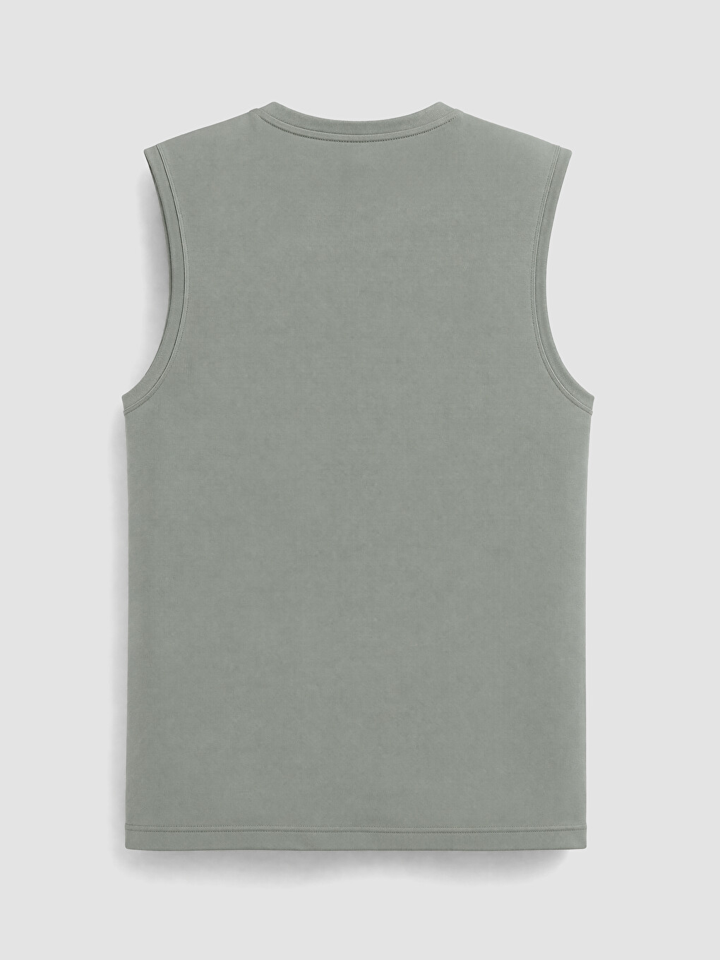 Crew Neck Printed Jersey Men's Sleeveless T-shirt-1