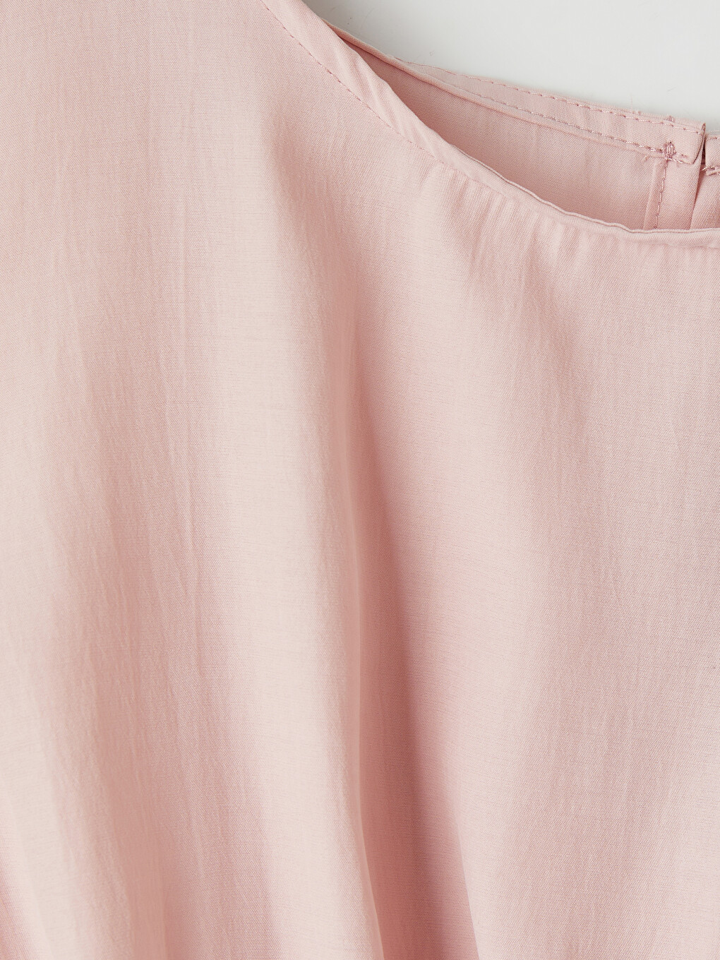 Pembe Bisiklet Yaka Peplum Bluz-2