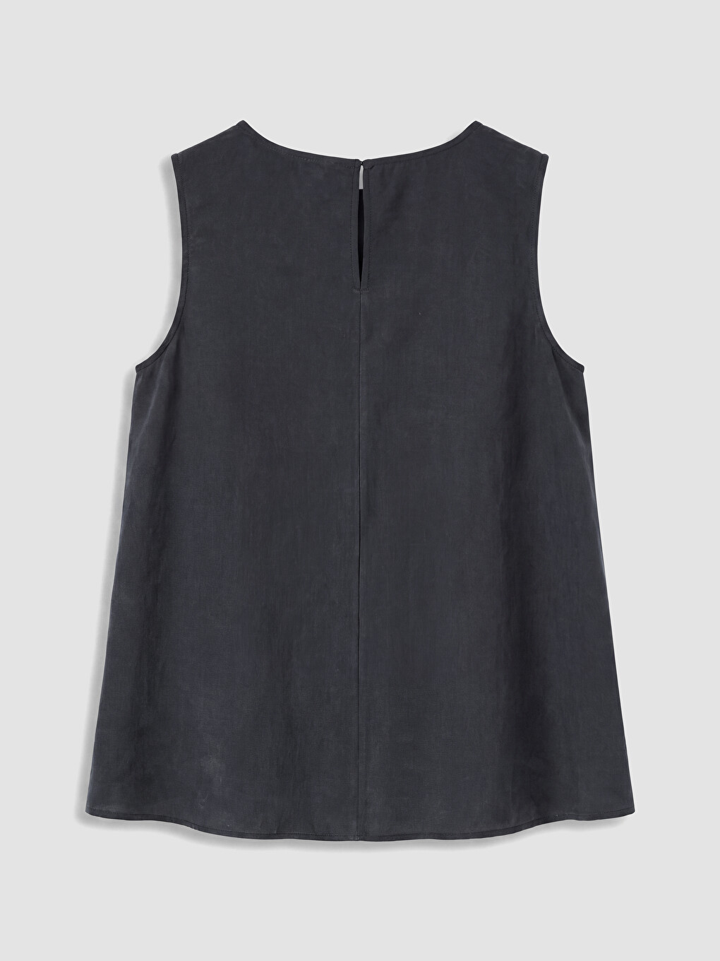 Siyah Bisiklet Yaka Peplum Bluz-2