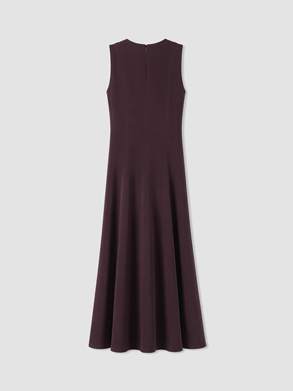 Bordo Bisiklet Yaka Kloş Elbise-2