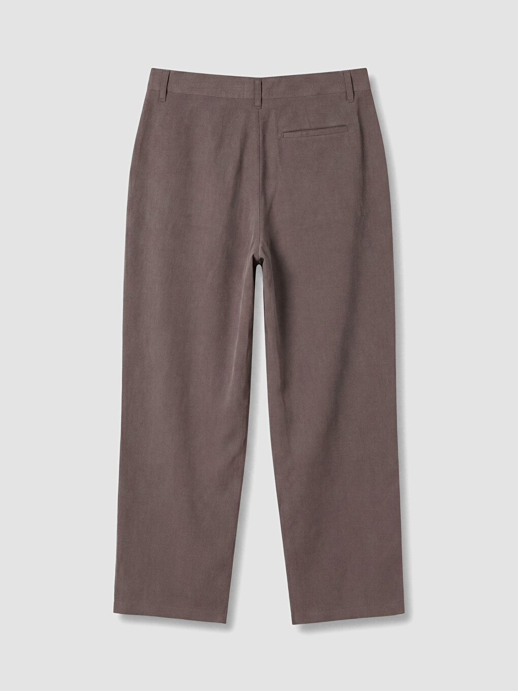 Kahverengi Relax Fit Erkek Pileli Pantolon-5