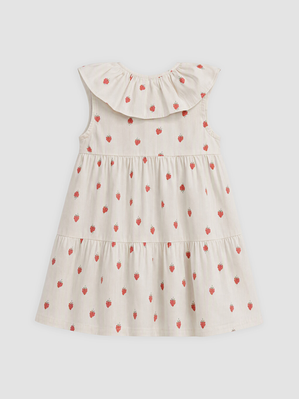 Peter Pan Collar Printed Baby Girls' Dress-1