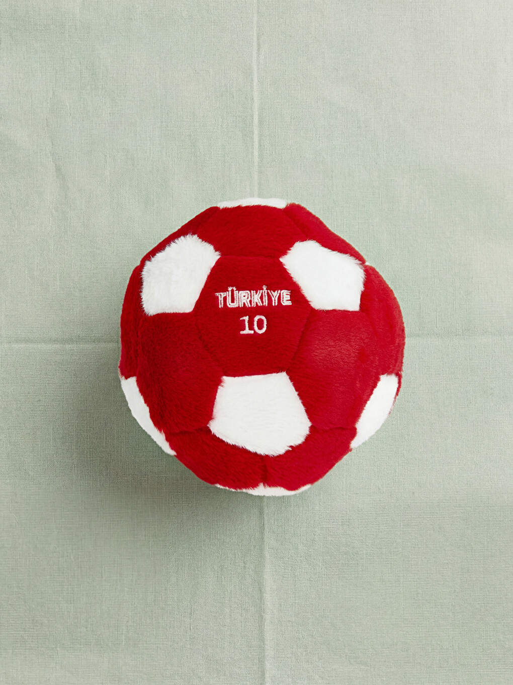 Karışık Türkiye Nakışlı Pelüş Futbol Topu Oyuncak